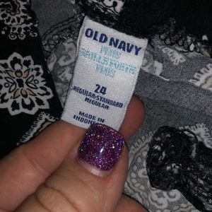 Old Navy drapey flowy tapered leg pants size 24